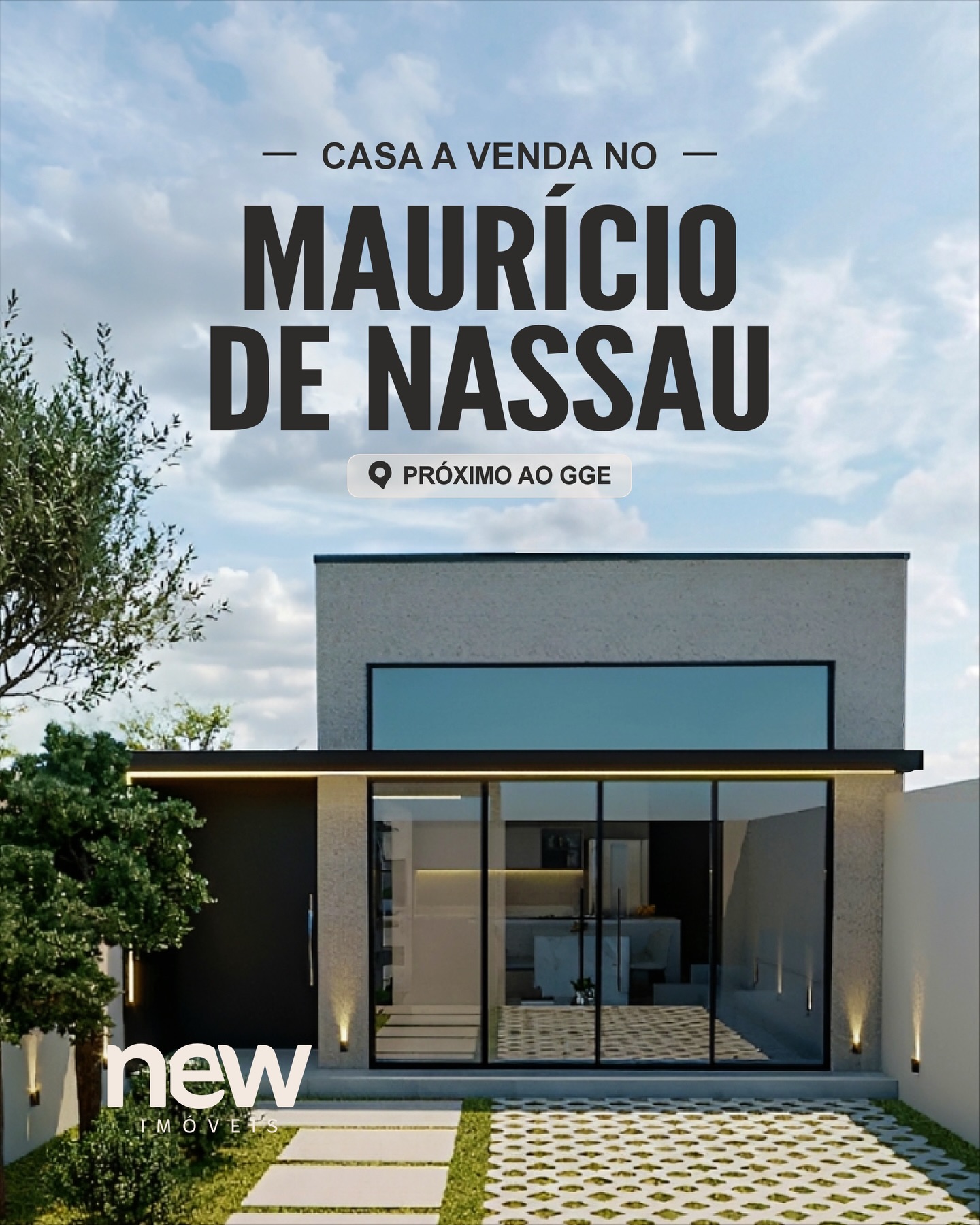 Casa moderna próxima ao GGE – Maurício de Nassau